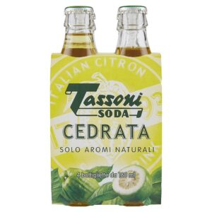 Tassoni Cedrata Soda 18cl X4 pz (6 confezioni)