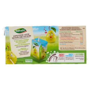 Valfrutta Pera Succo e polpa di frutta 6 x 200 ml (x4 confezioni)