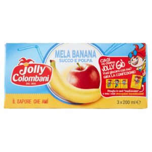 Jolly Colombani Succo Mela Banana 200ml X3 pz (8 confezioni)