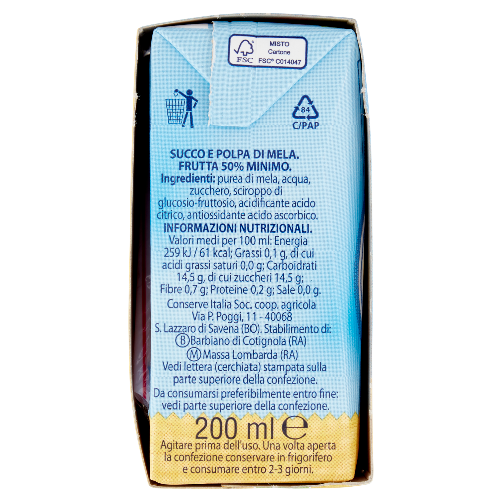 Jolly Colombani Succo Mela 200ml X3 pz (8 confezioni)