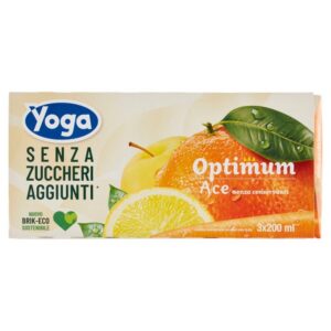 Yoga Ace Optimum Senza zuccheri aggiunti 200X3 (8 confezioni)