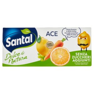Santal Dolce Natura Ace Senza Zuccheri Aggiunti 200ml X3 pz (8 confezioni)