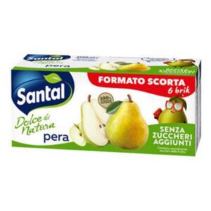 Santal Dolce Natura Pera Senza Zuccheri Aggiunti 200ml x6 pz (4 confezioni)