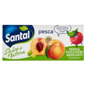 Santal Dolce Natura Pesca Senza Zuccheri Aggiunti 200ml x3 pz (8 confezioni)