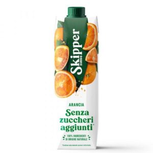 Skipper Succo Senza Zuccheri aggiunti Arancia 1L X12 pz