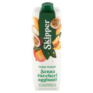Skipper Succo Senza Zuccheri aggiunti Mango e Passion Fruit 1L X12 pz