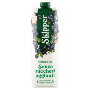 Skipper Succo Senza Zuccheri aggiunti Mirtillo 1L X12 pz
