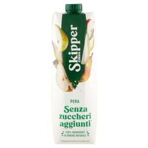 Skipper Succo Senza Zuccheri aggiunti Pera 1L X12 pz