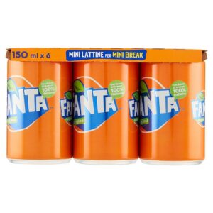 Fanta Mini Lattina 15cl X6 pz (4 confezioni)