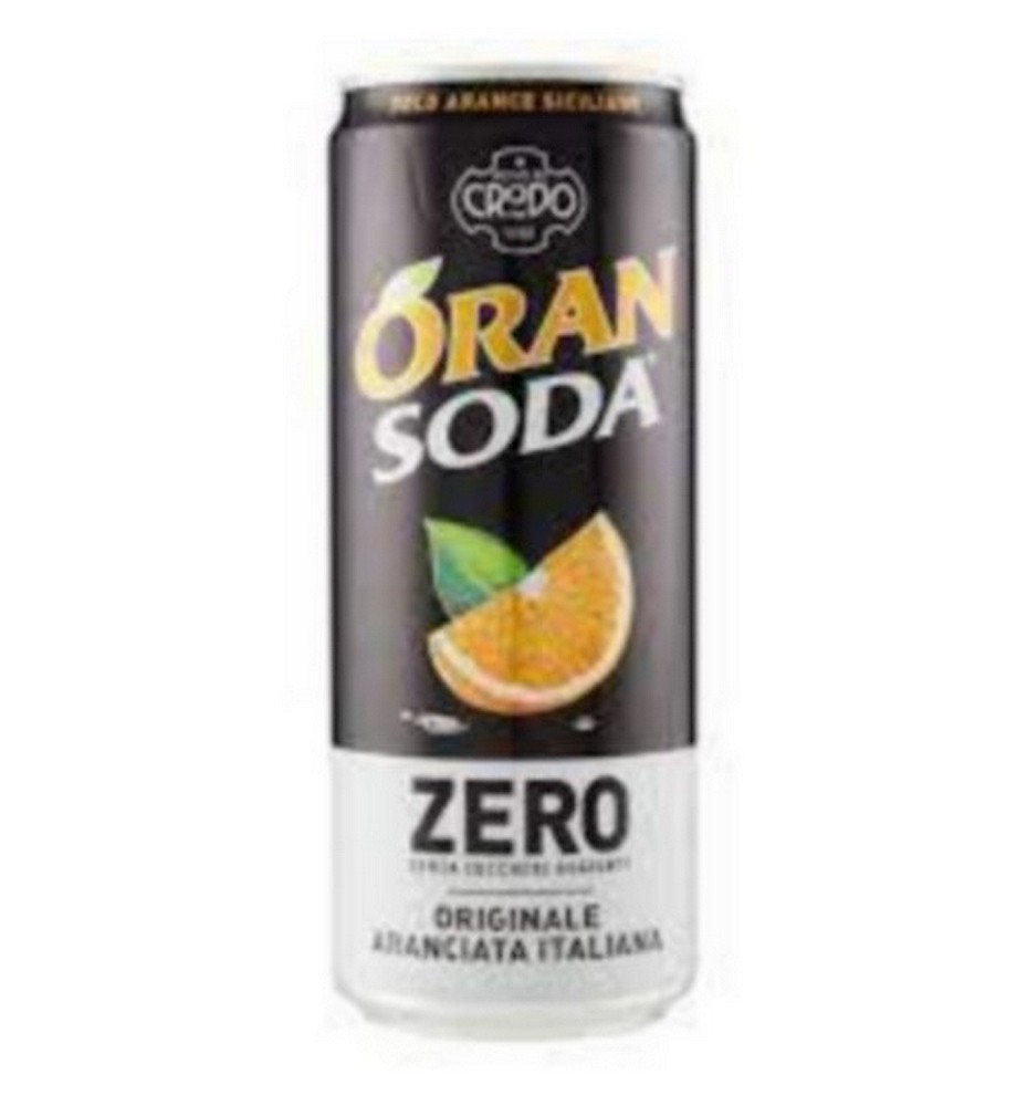 Oransoda Zero Lattina 33cl X24 pz