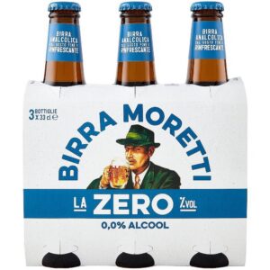 Birra Analcolica Moretti Bottiglia 33cl X3 pz (8 confezioni)