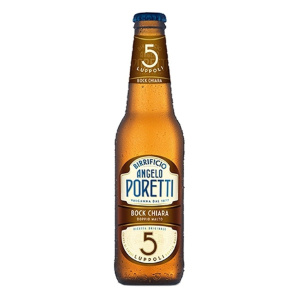 Birra Poretti Bock Chiara 5 luppoli Bottiglia 33 cl X 3 pz (8 confezioni)
