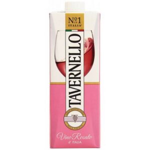 Vino Tavernello Brik Rosato 1L X 15 pz