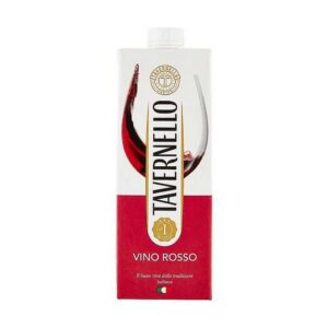 Vino Tavernello Brik Rosso 1L X 15 pz
