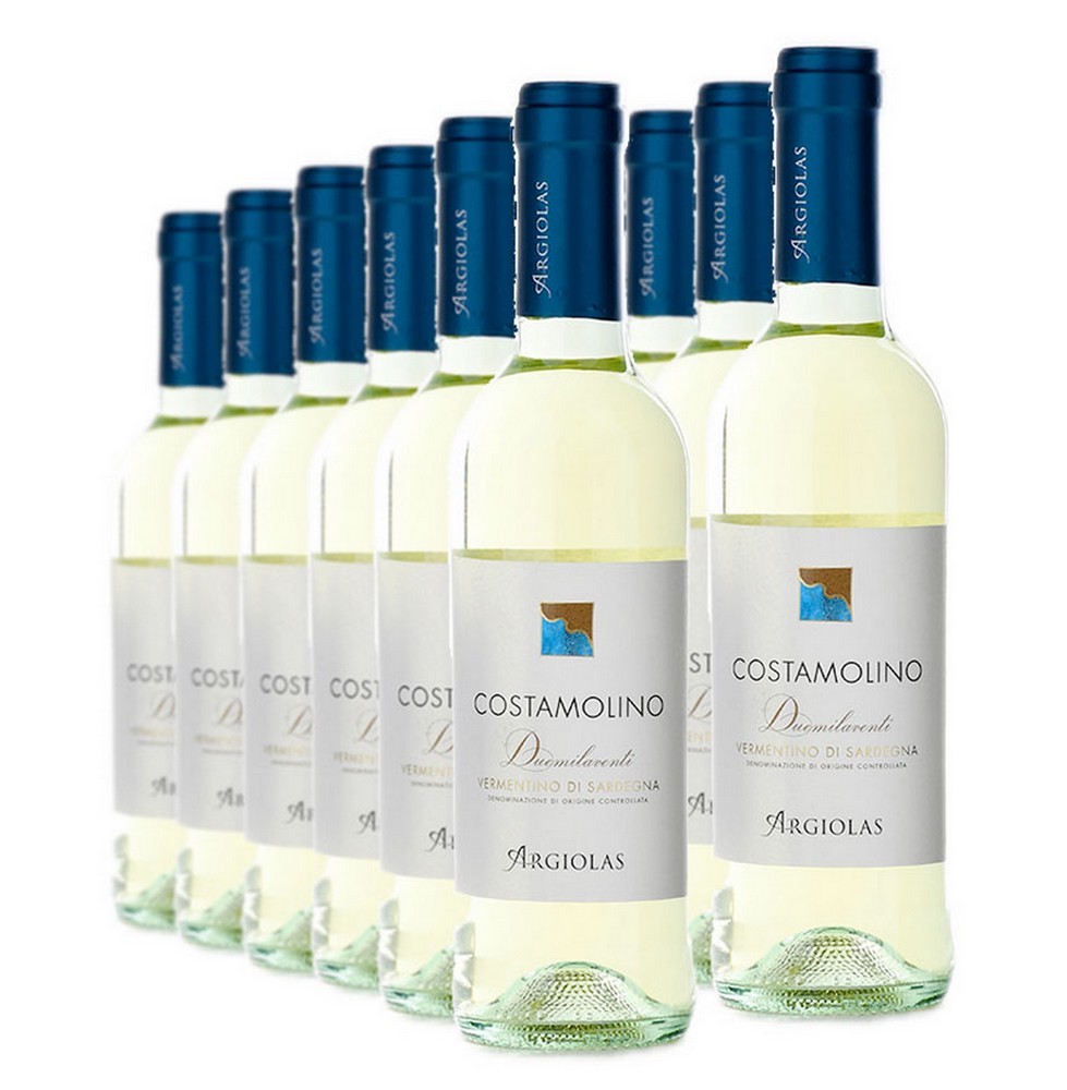 Vino Vermentino Argiolas Costamolino DOC 375 ml X 12 pz