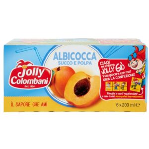 Jolly Colombani Succo Albicocca 200ml X3 pz (8 confezioni)