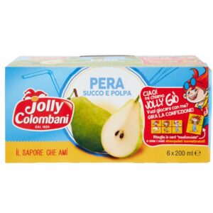 Jolly Colombani Succo Pera 200ml X3 pz (8 confezioni)