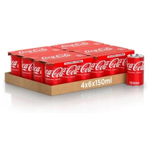 Coca Cola Mini Lattina 15cl X6 pz (4 confezioni)