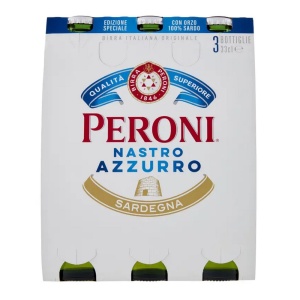 Birra Nastro Azzurro Sardegna Bottiglia 33cl X24 pz
