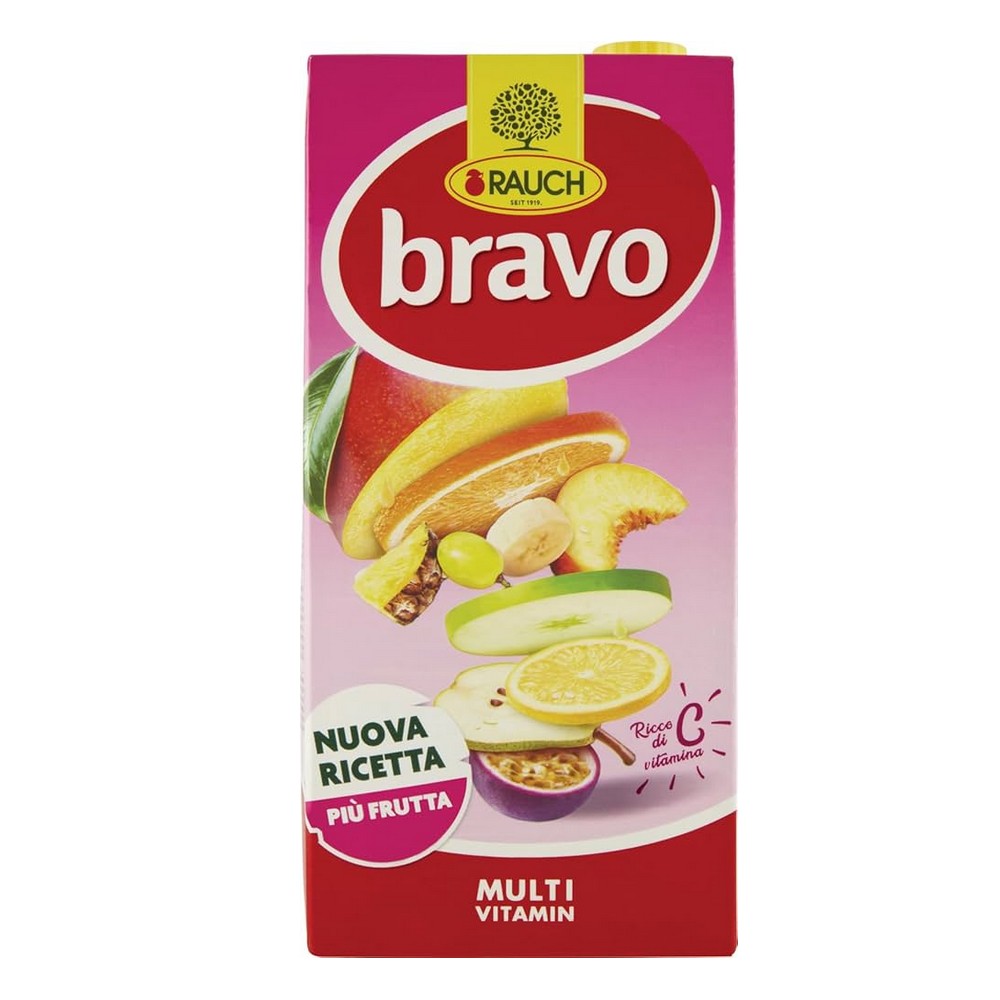 Rauch Bravo Succo Multivitamin 2L X6 pz