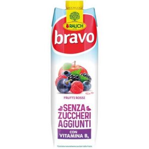 Rauch Bravo Frutti Rossi Senza Zuccheri Aggiunti 1 L X12 pz