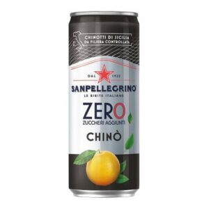 San Pellegrino Chinotto Zero Lattina 33cl X24 pz